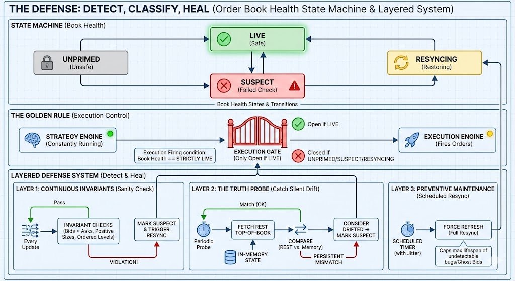 The Defense: Detect, Classify, Heal - State Machine and Layered System